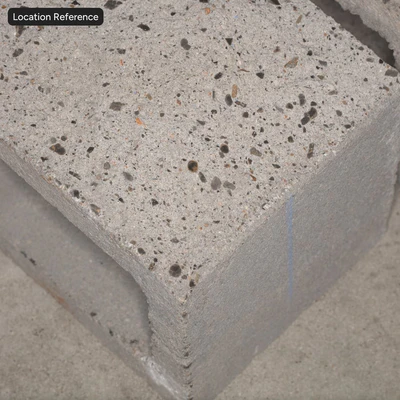 aggregate running concrete block wall texture black — Вид 5