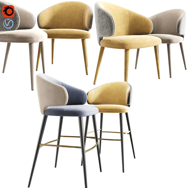 Modrest Carlton Bar And Dining Chair — Скачать