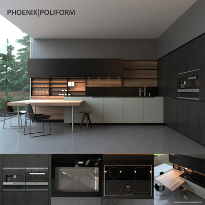 Kitchen Poliform Varenna Phoenix — Ver 1