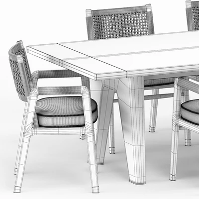 ORTIGIA CHAIR and MONREALE TABLE by flexform — Ver 5