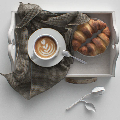 Breakfast in bed. — Ver 2