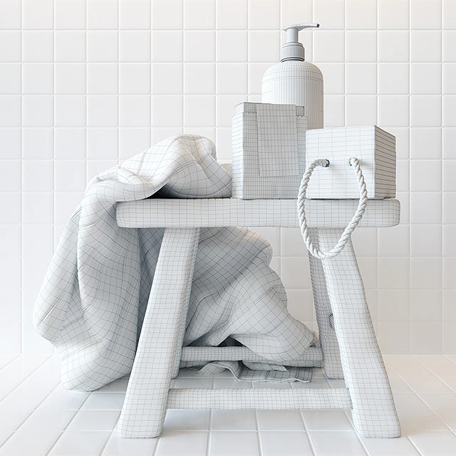Rustic Bathroom Set — Скачать