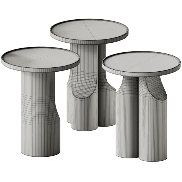AM PM Stigido Round Side Tables set 3 — Скачать