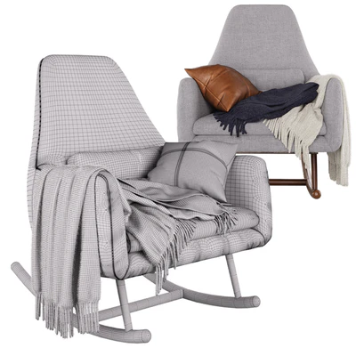 CB2 Saic Quantam rocking chair — Ver 3