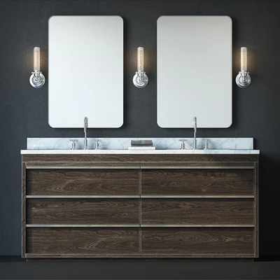 BEZIER DOUBLE VANITY — Ver 3