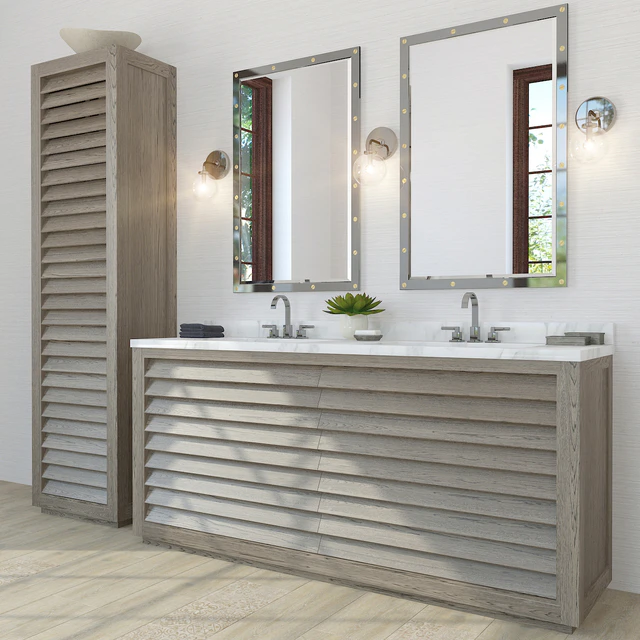 Restoration Hardware Grand Shutter vanity sink (2x) — Descargar