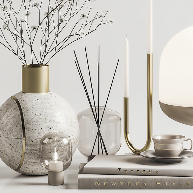 Decoration Set 001-Hauri Candleholder Arche Collection Curiosity objects — Скачать