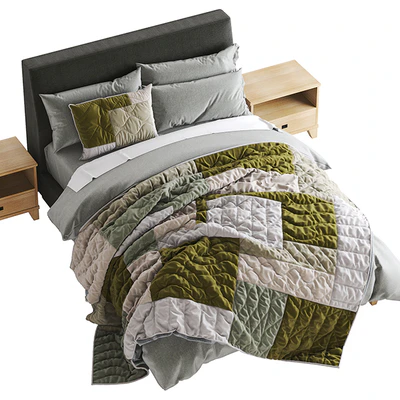Riley Upholstered Bed — Ver 2
