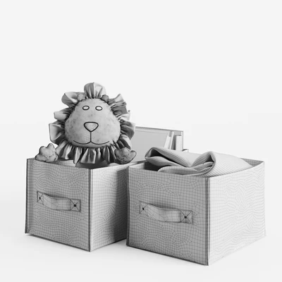 Restoration Hardware Felt Storage Bin — Ver 3