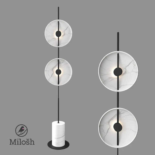 om FLOOR LAMP MILOSH TENDENCE 0751FL-2BK — Descargar