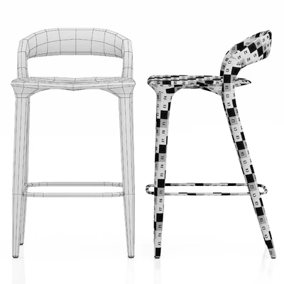 Deephouse semi-bar chair Lugano — Ver 3