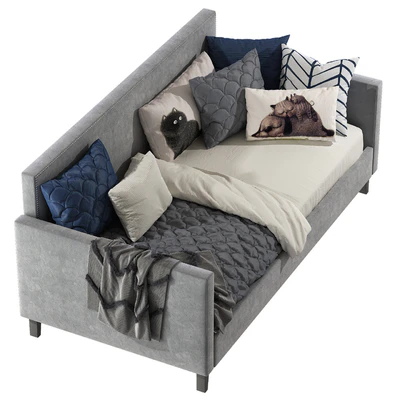 Bed-sofa Guizar Back Twin Daybed — Ver 5