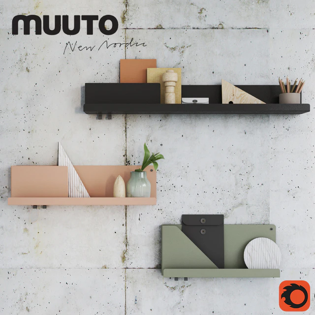 Mutto FOLDED SHELVES with decor — Descargar