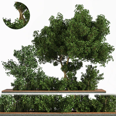 Garden Set Grass Tree — Вид 1