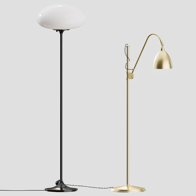 Gubi Floor Lamps Collection 02 — Скачать