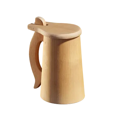wooden jug 001 — Descargar