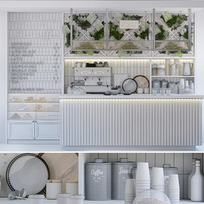 Coffee Shop. Vray — Ver 5