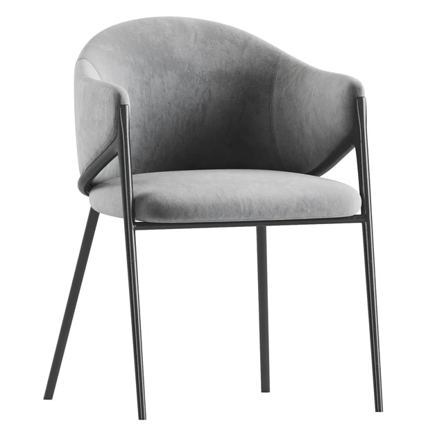 Richmond Gwen Chair Khaki Velvet — Descargar