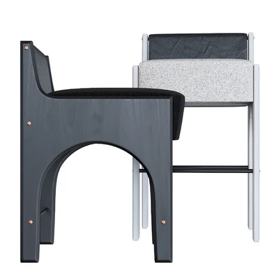 Skylar Morgan Arc Bar Stool — Ver 3
