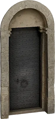 medieval iron gate 001 — Download