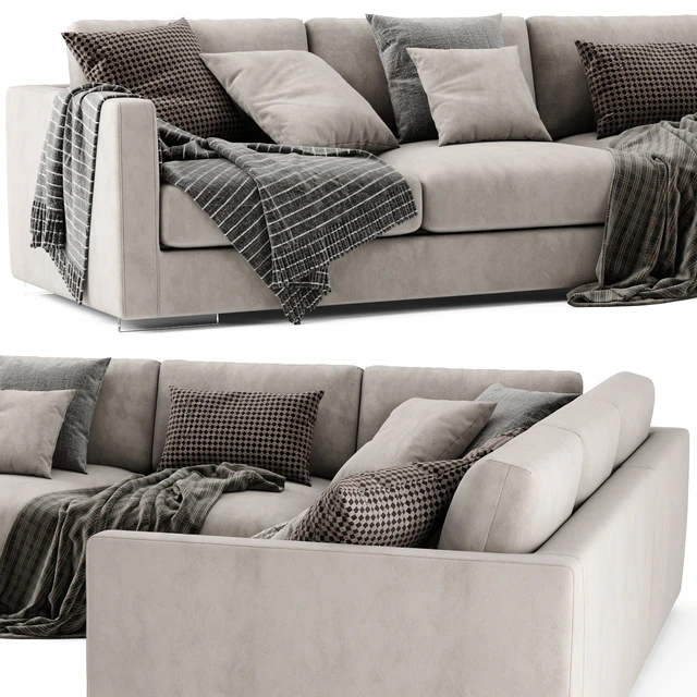 Flexform Magnum L Shaped Sofa — Скачать