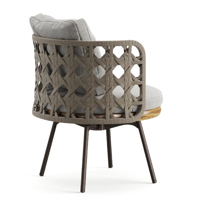 Minotti Torii Nest Lounge Little Armchair — Скачать