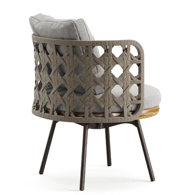 Minotti Torii Nest Lounge Little Armchair — Вид 4