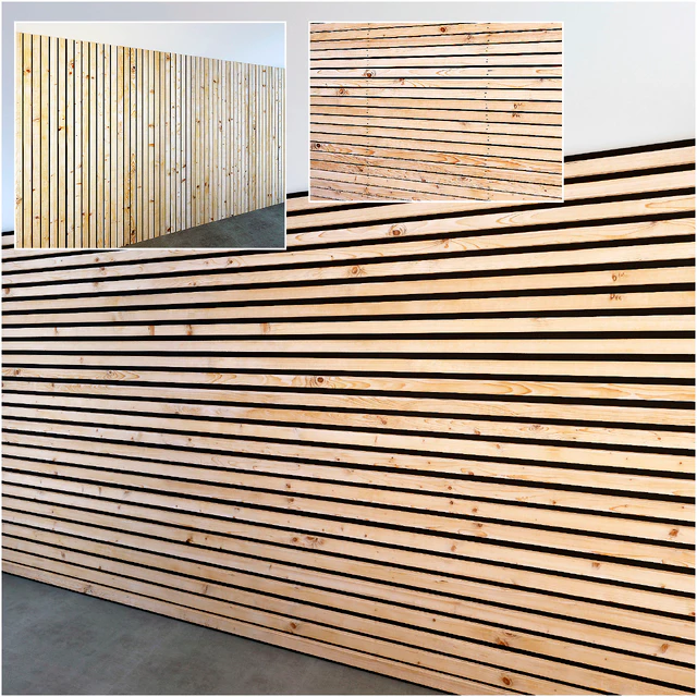 Wooden slats 4 options — Descargar