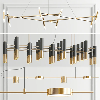 Counterpoint Diamant Ike Chandelier - 3 type — Ver 1