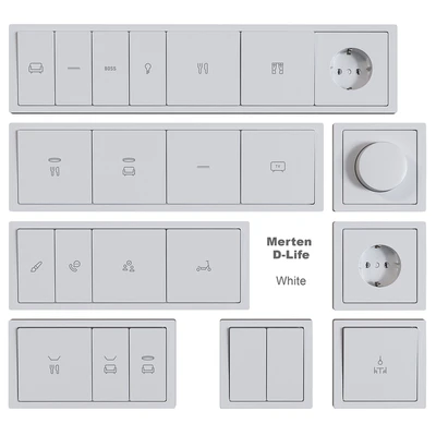 Schneider Electric sockets and switches with markings — Ver 4
