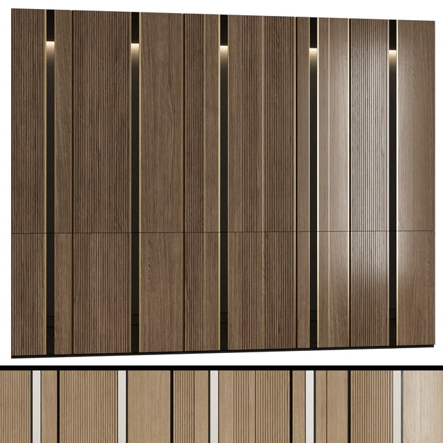 Modular wall panels in a modern minimalist style 5 — Descargar