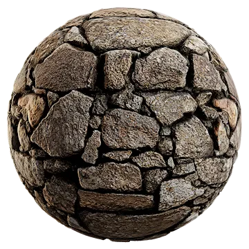 roman cobblestone wall 001 — Descargar