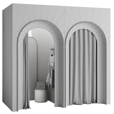 Fitting room for a clothing store 001 KM — Ver 4