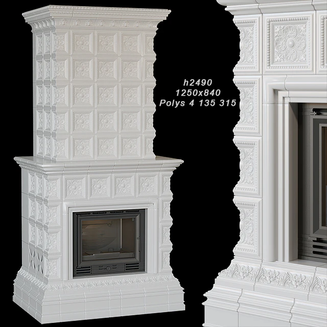 Tile fireplace 02 — Descargar