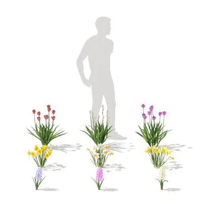 Collection of spring flowers | Spring flowers vol. 1 — Ver 4