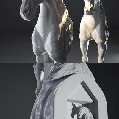 Standing Horse (Standing Horse). — Ver 2