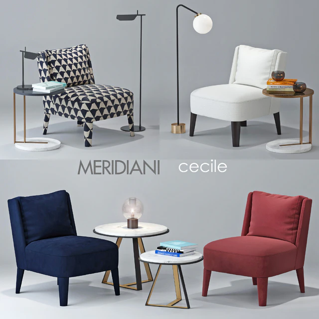 Chair Meridiani Cecile — Descargar