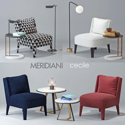 Chair Meridiani Cecile — Ver 1