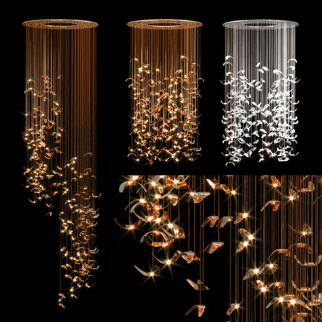 Butterfly circular Chandelier — Скачать