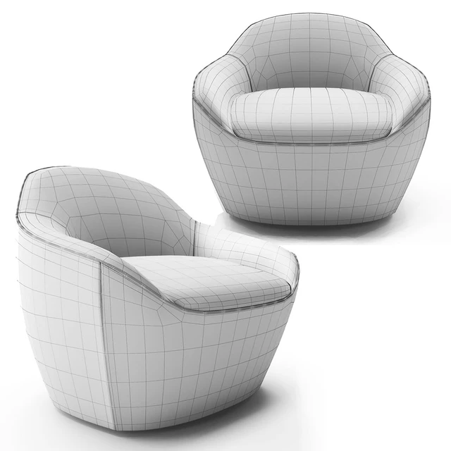 Bernhardt Design-Becca armchair — Скачать