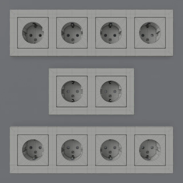 Sockets and switches Schneider Electric Atlas Design Nature — Descargar