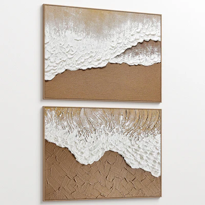 Large Panoramic Relief Plaster Wall Art C-837 — Ver 5