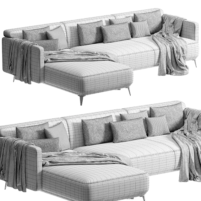 SOFA MODENA WITH RECREATION MODULE By Boconcept — Descargar