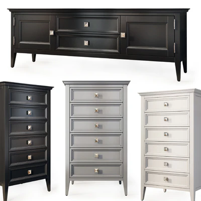 Chest of drawers and TV stand RFS Brooklyn. Tvstand, dresser by MebelMoscow — Ver 1