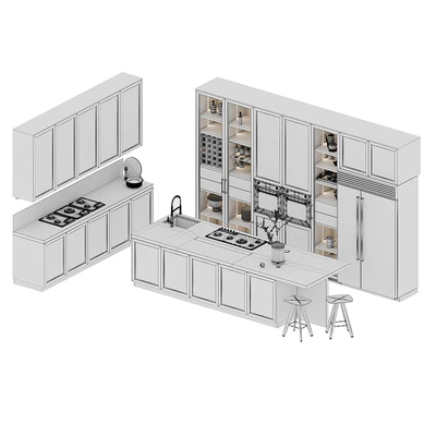 Kitchen L'ORIGINE Aeterna (vray GGX, corona PBR) — Ver 2