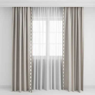 Curtains with a border1 — Ver 1