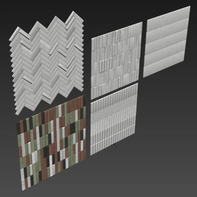 Tile Biscuit plan bianco n3 / Biscuit tile # 3 — View 5