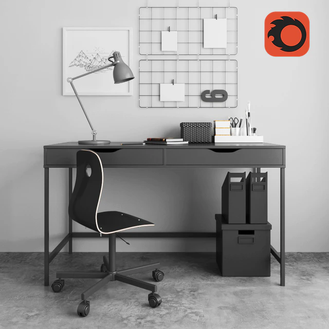 model ikea workspace — Скачать
