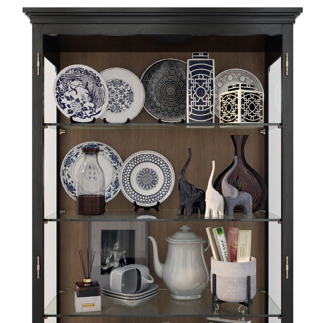 Cabinet / showcase with glass Showcase Domeniche Tosato — Descargar