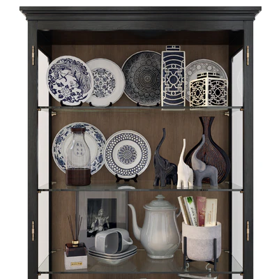 Cabinet / showcase with glass Showcase Domeniche Tosato — Ver 3